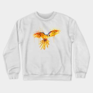 Flying Parrot watercolor Crewneck Sweatshirt